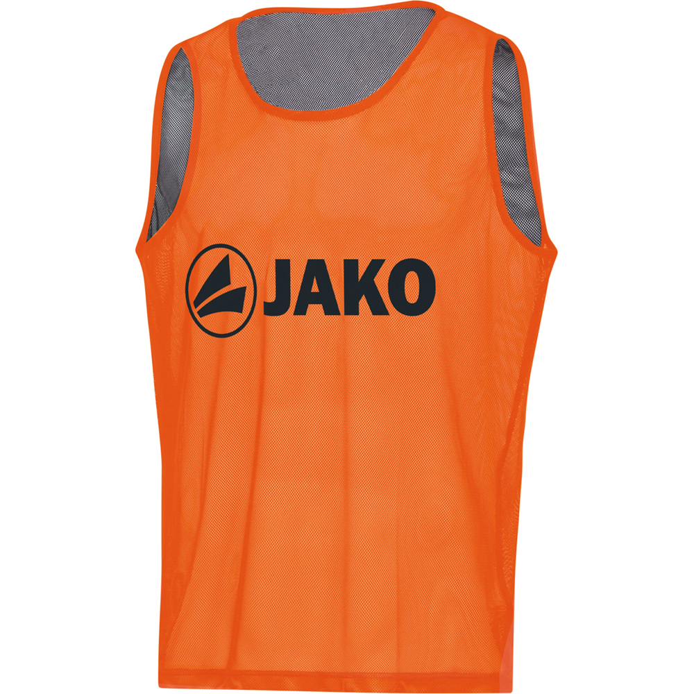 Jako Kennzeichnungshemd Reverse orange-grau