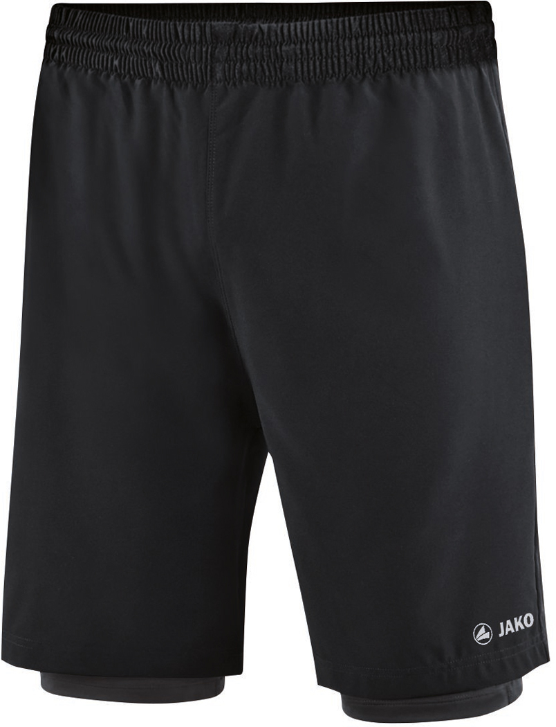 Jako 2-in-1 Shorts schwarz