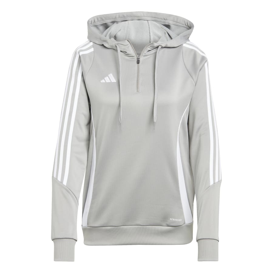 adidas Damen Hoodie Tiro 24 Team Mid Grey / White