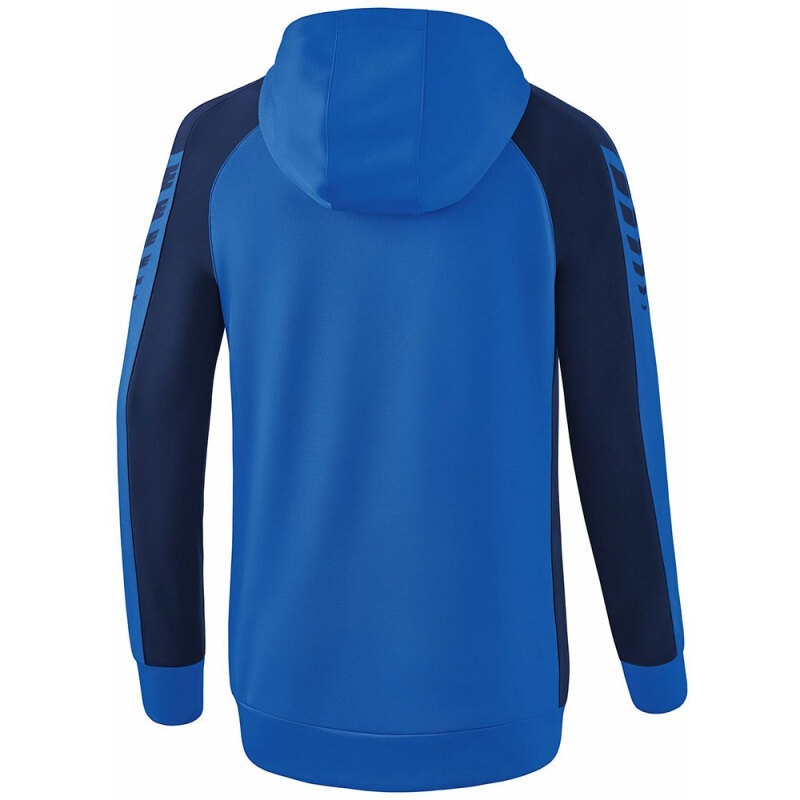 Erima Damen Trainingsjacke mit Kapuze Six Wings blau