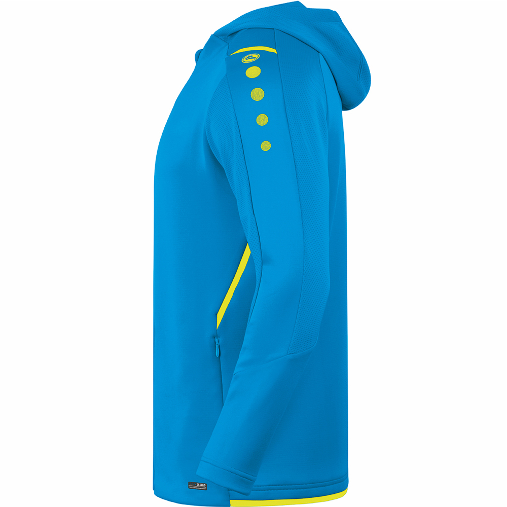 Jako Herren Trainingsjacke mit Kapuze Challenge blau-gelb