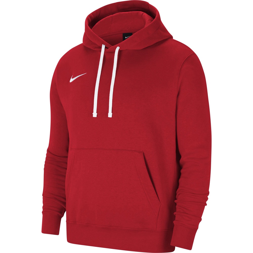 Nike Herren Fleece Hoodie Park 20 rot-weiß