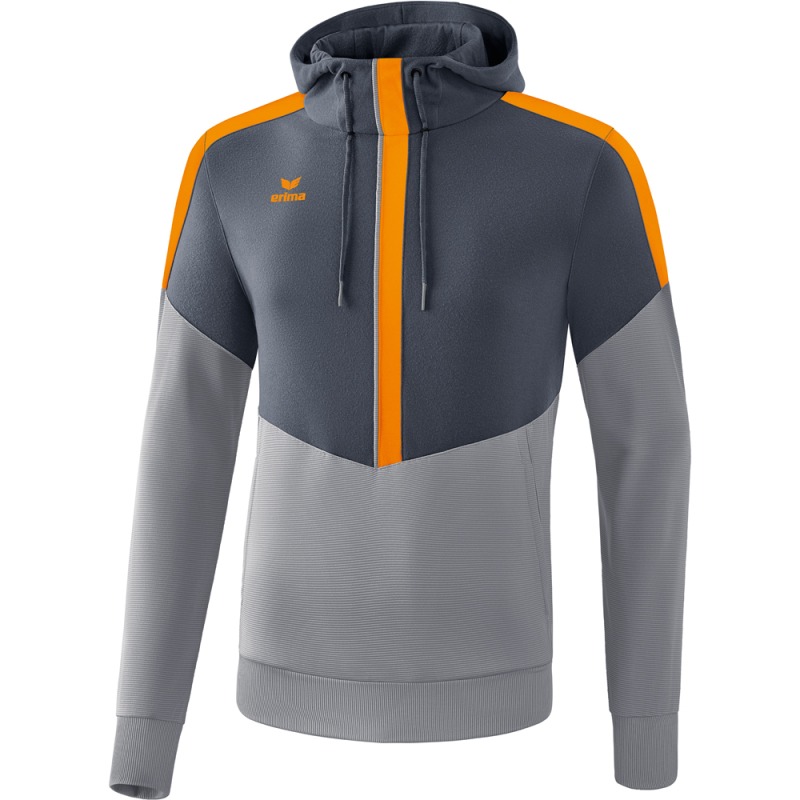 Erima Herren Hoodie Squad grau-orange