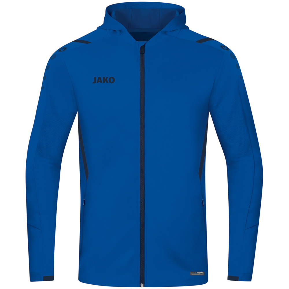 Jako Herren Trainingsjacke mit Kapuze Challenge blau