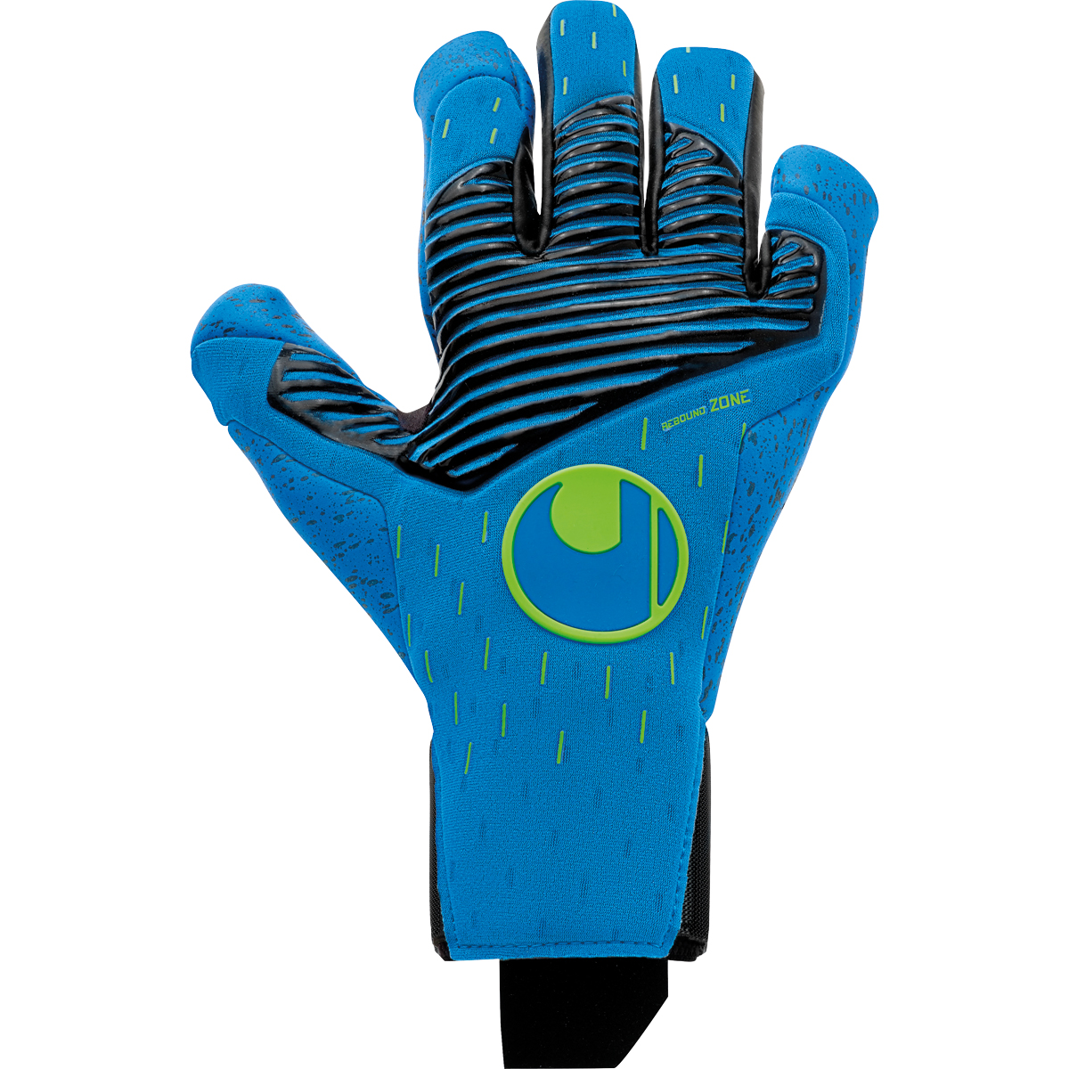 Uhlsport Torwarthandschuh Aquasoft Hn pacific blau/schwarz/fluo