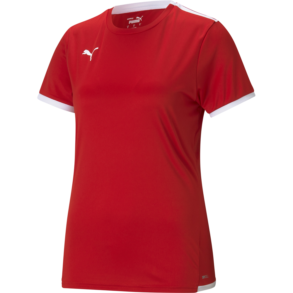 Puma Damen Trikot teamLIGA rot-weiß