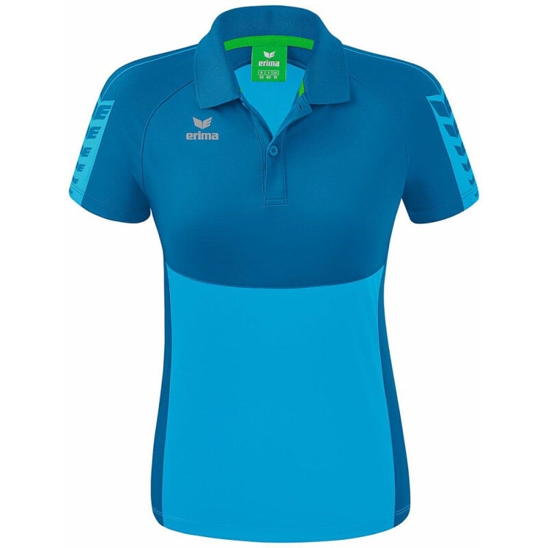 Erima Damen Polo Shirt Six Wings blau