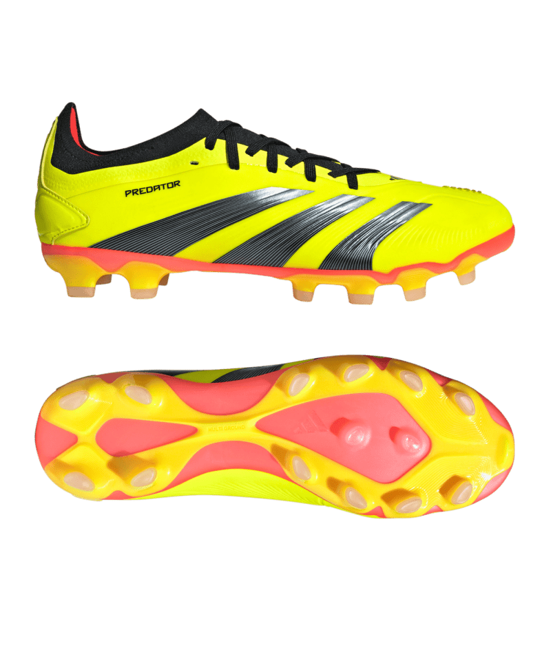 Adidas Predator League 2G/3G AG Energy Citrus Gelb Schwarz Rot