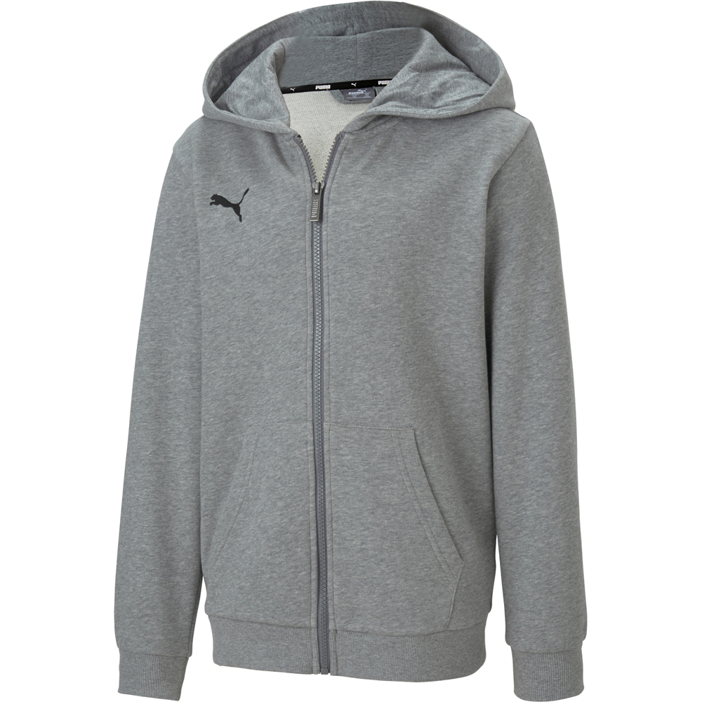 Puma Kinder Zip-Hoodie teamGOAL 23 Casuals grau