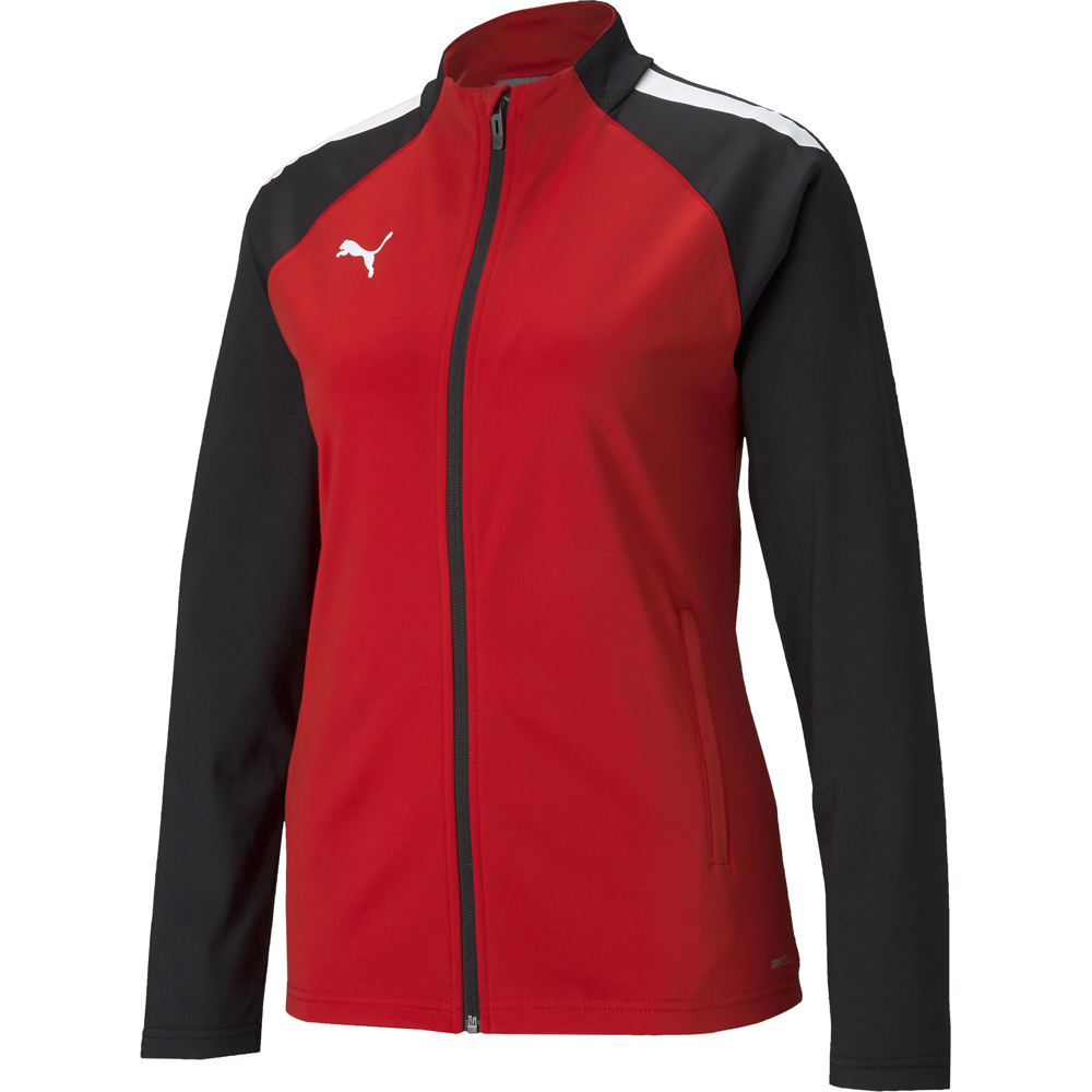 Puma Damen Trainingsjacke teamLIGA rot-schwarz