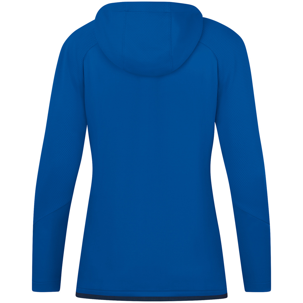 Jako Damen Trainingsjacke mit Kapuze Challenge blau