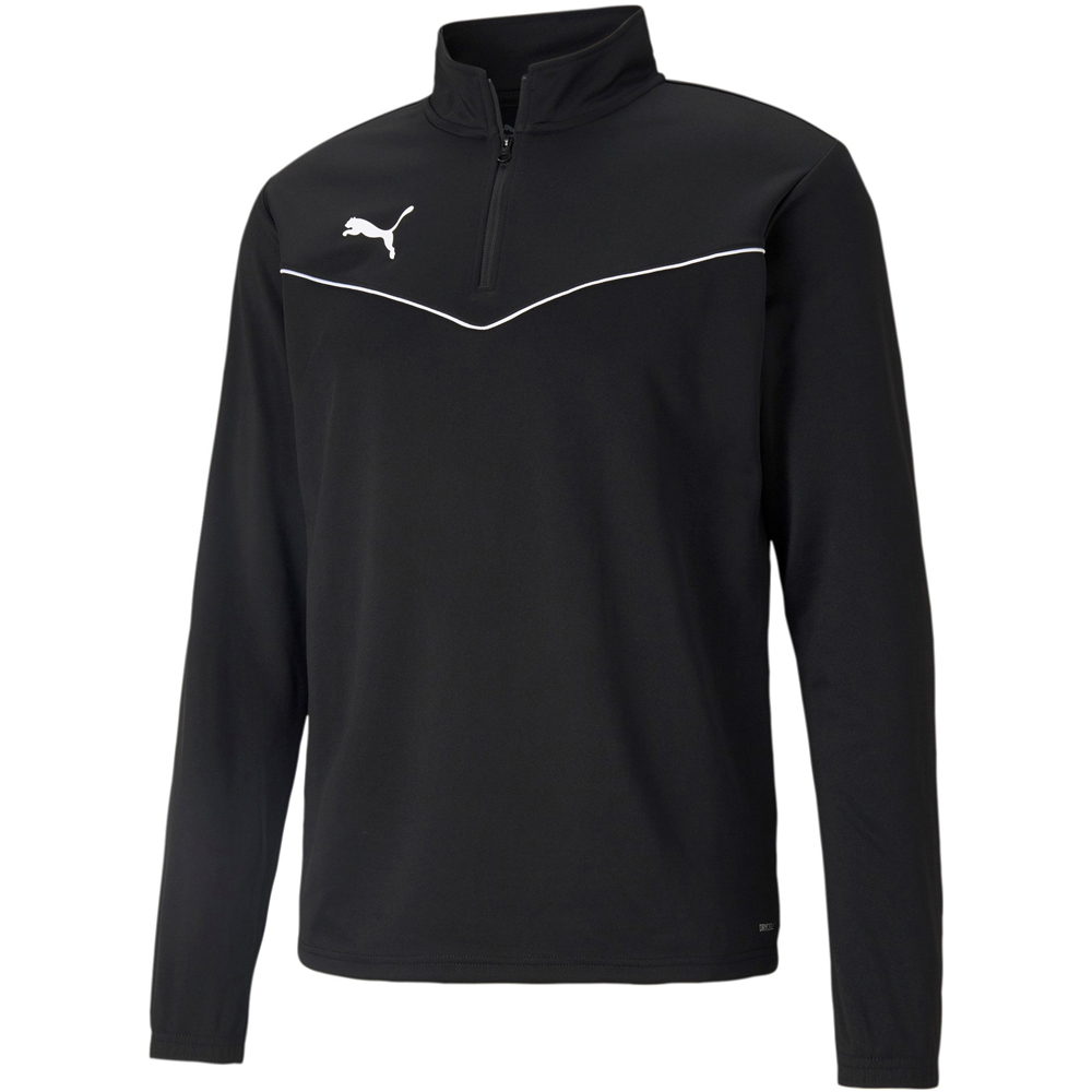 Puma 1/4 Zip Top teamRISE schwarz-weiß