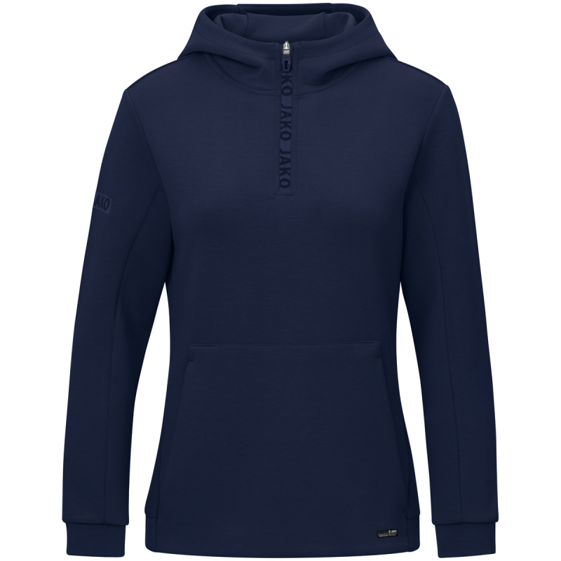 Jako Damen Zip Hoodie Pro Casual marine