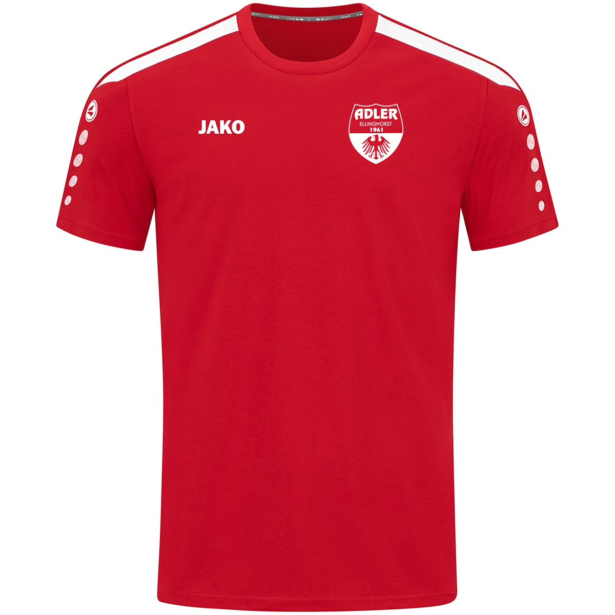 Adler Ellinghorst Herren T-Shirt Power rot-weiß