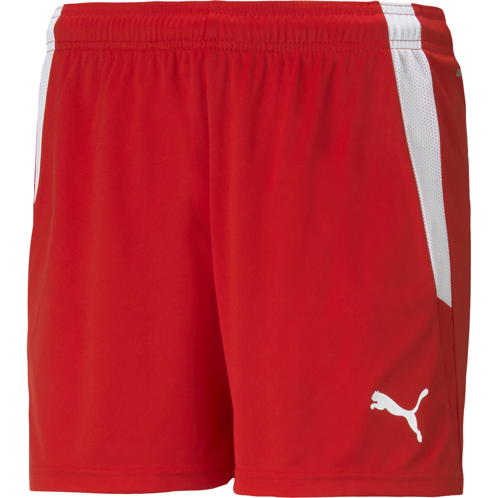 Puma Damen Shorts teamLIGA rot-weiß