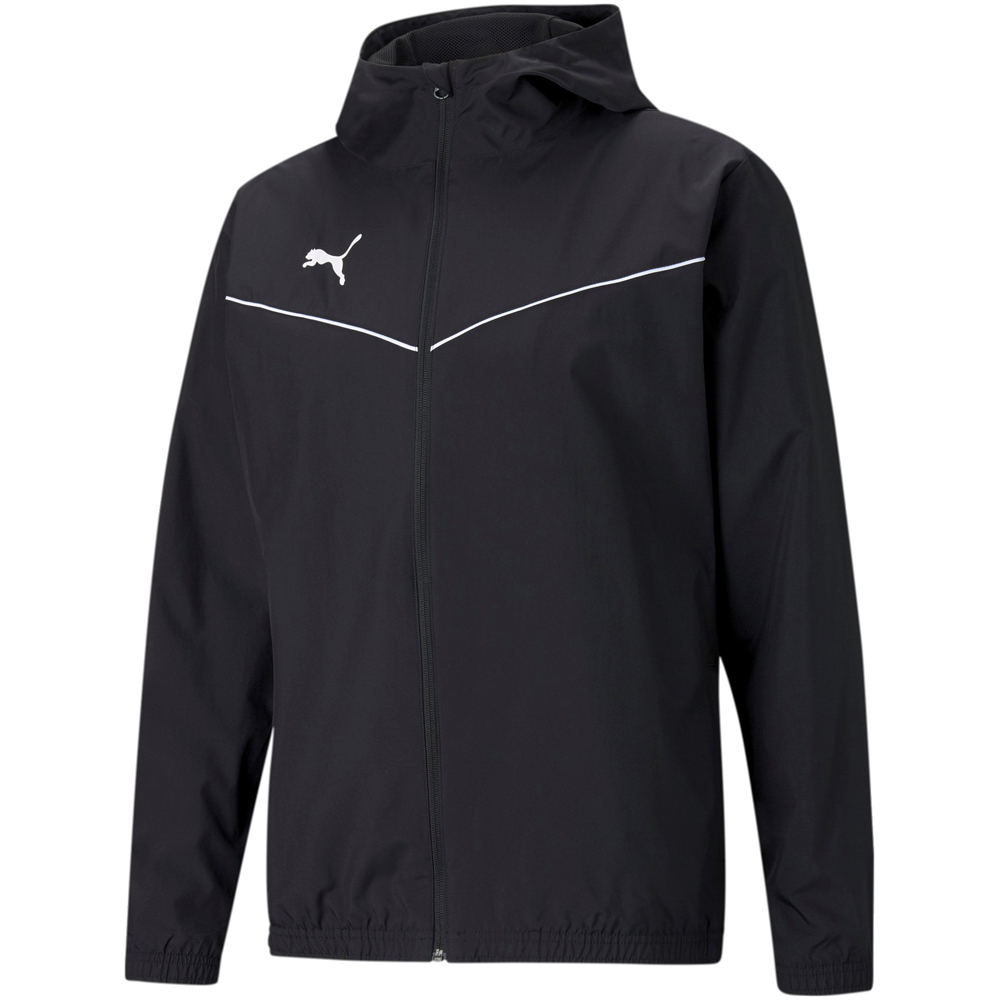 Puma Allwetter Trainingsjacke teamRISE schwarz-weiß