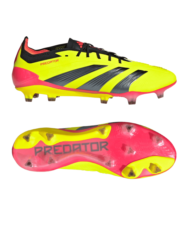 Adidas Predator Elite FG Energy Citrus Gelb Schwarz Rot