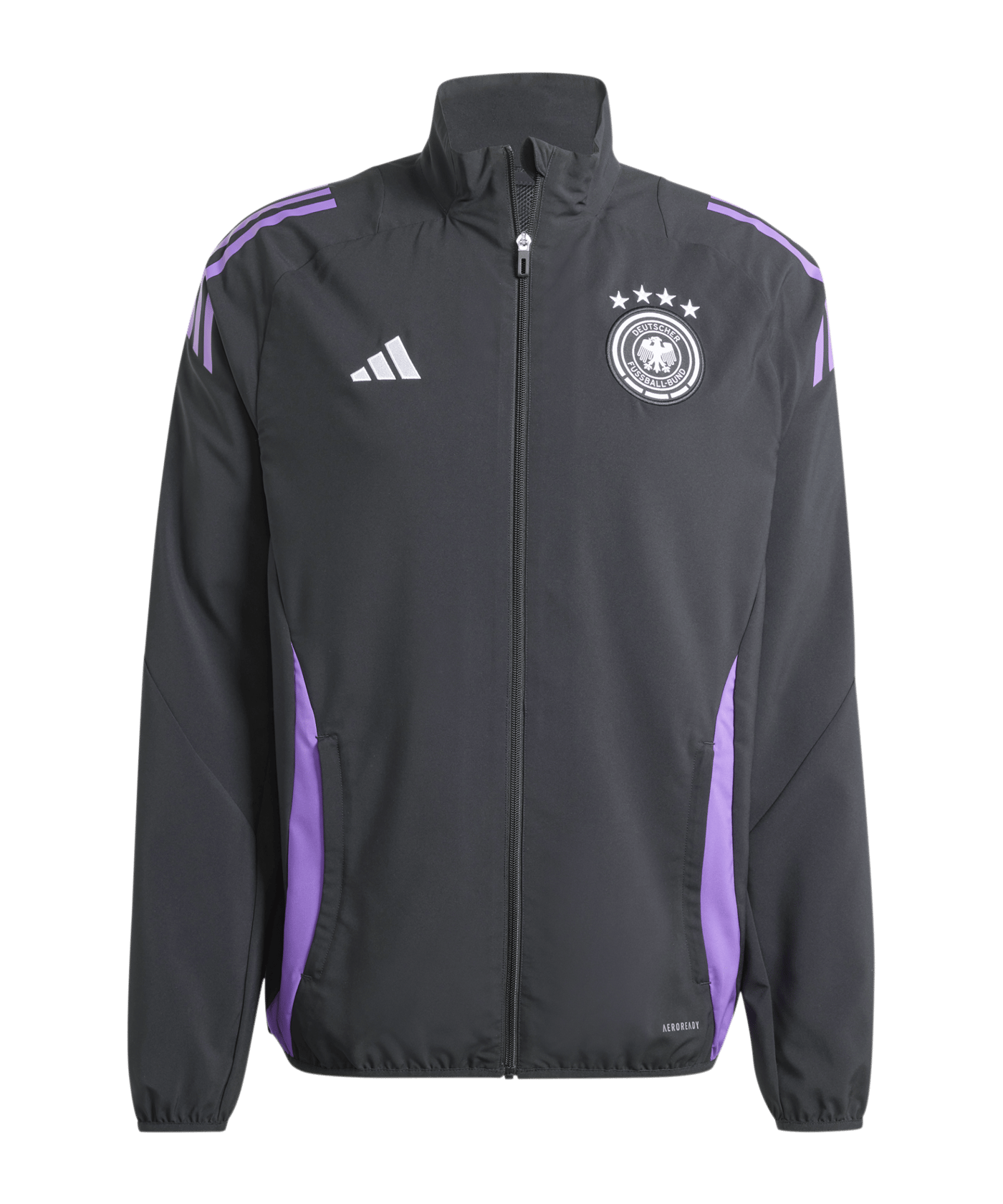 adidas DFB Deutschland Prematch Jacke EM 2024 Schwarz