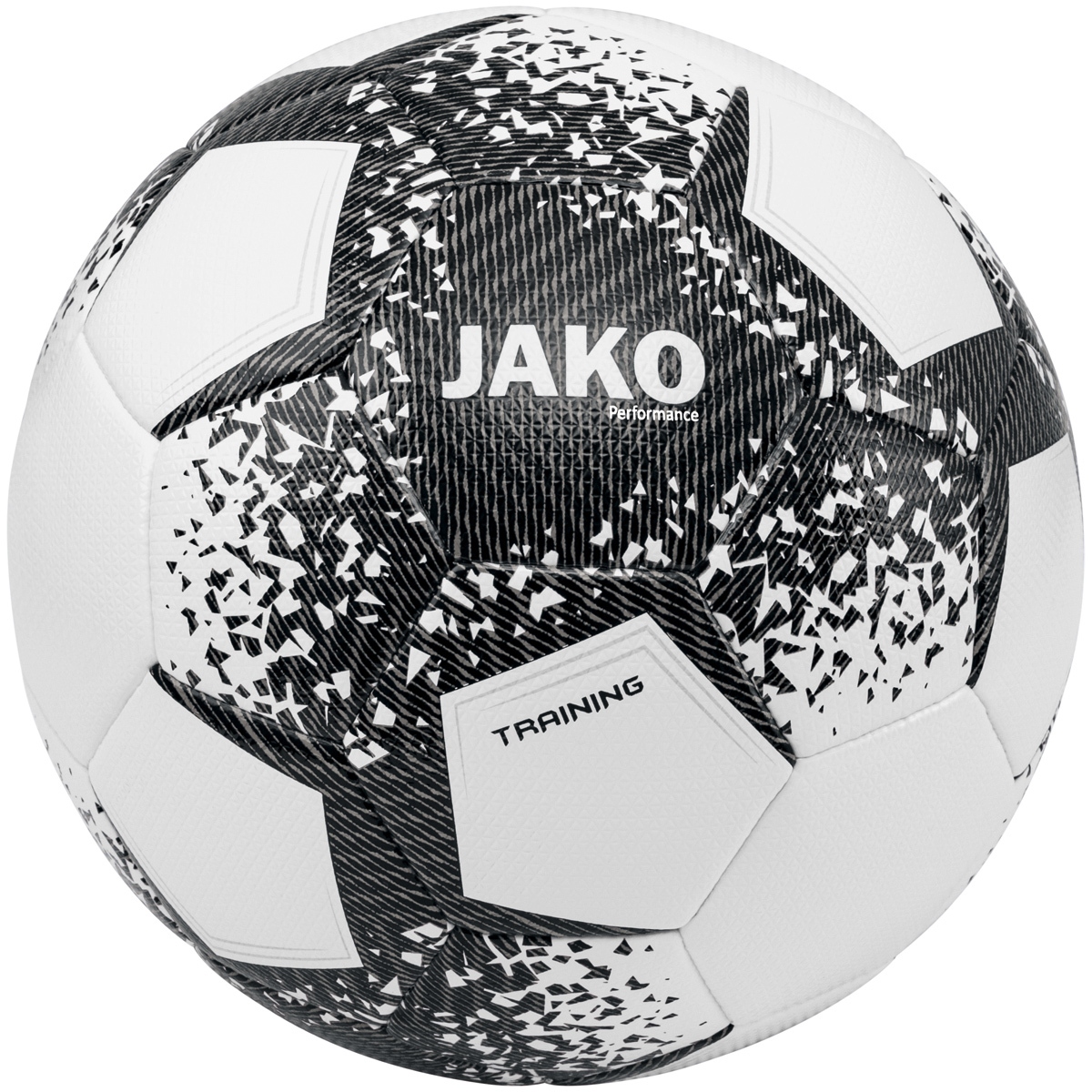 Jako 10x Ballpaket Trainingsball Prestige weiß/schwarz/steingrau inkl. Ballsack | Größe 4