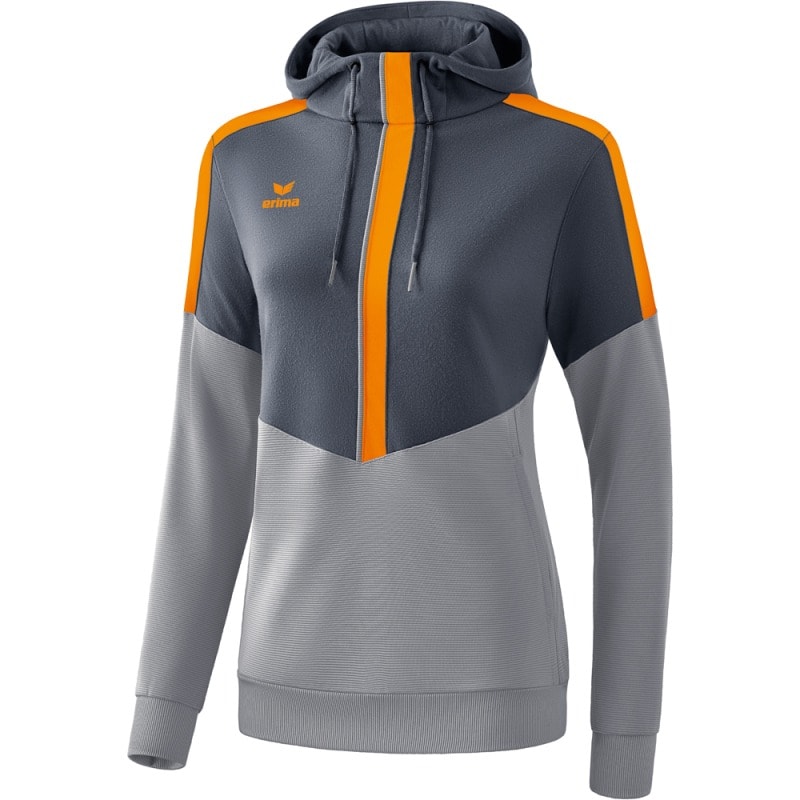 Erima Damen Hoodie Squad grau-orange