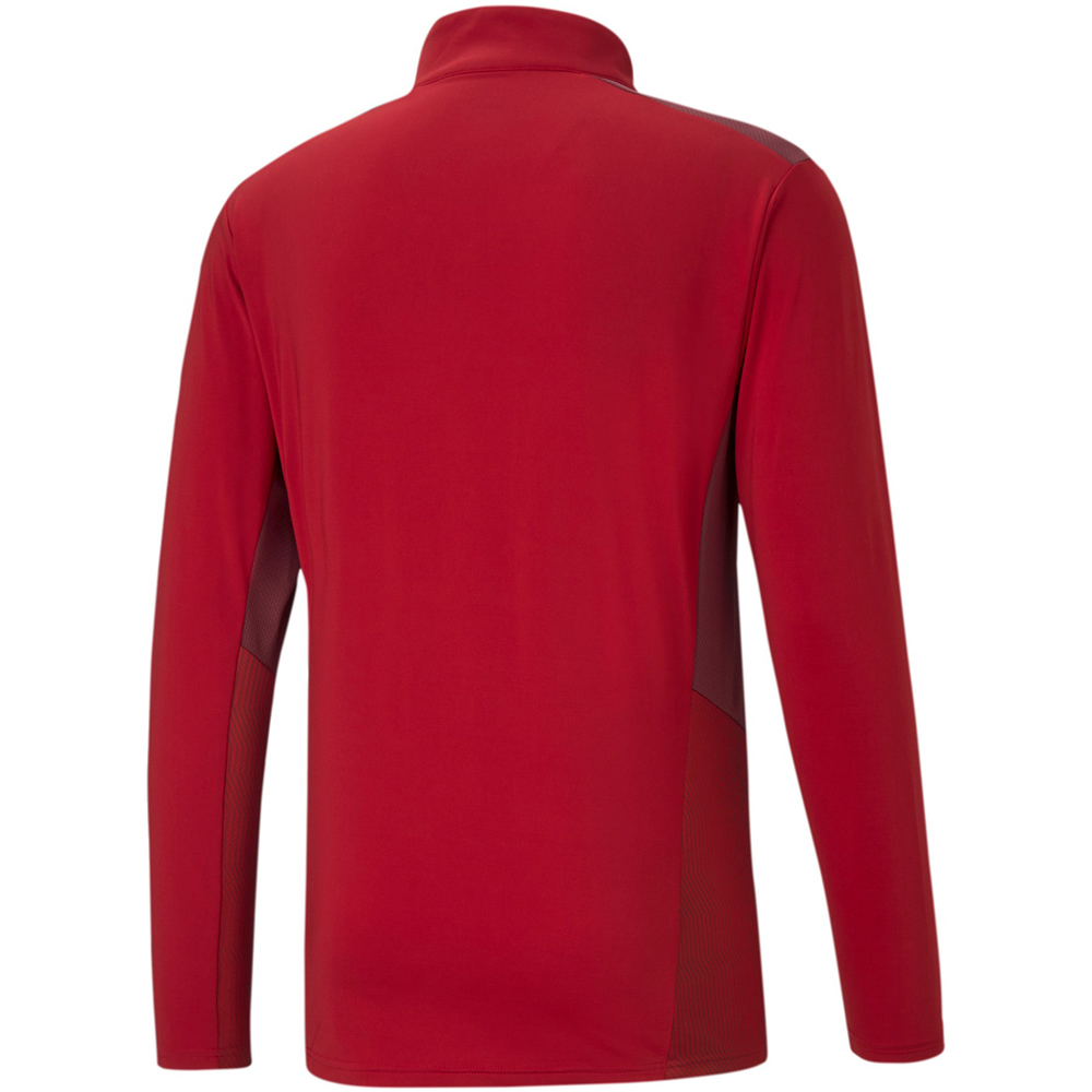 Puma 1/4 Zip Top teamCUP rot