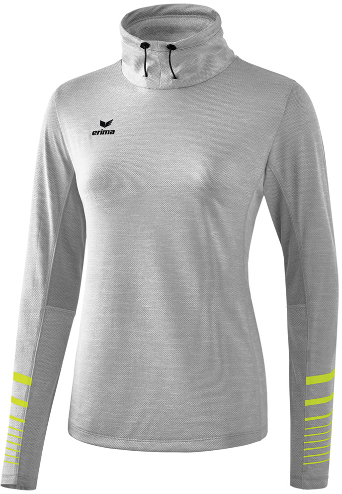 Erima Race Line 2.0 Damen Langarm Laufshirt grau melange