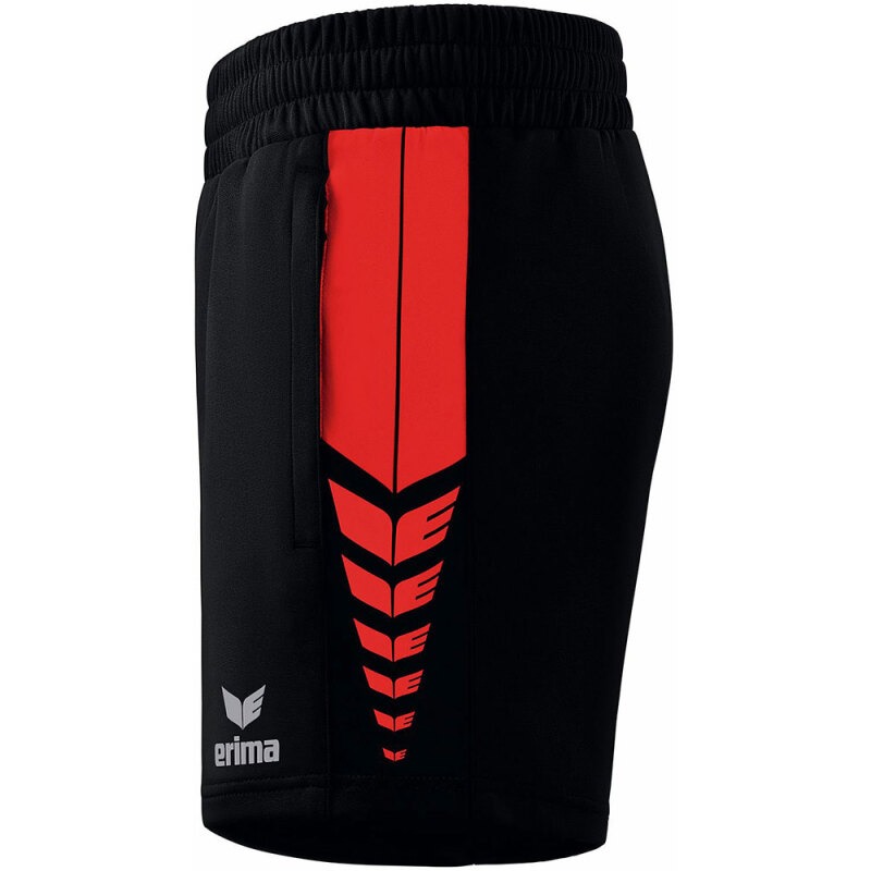 Erima Damen Training Shorts Six Wings schwarz-rot