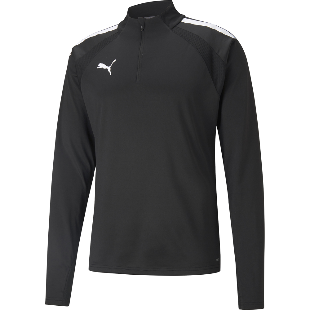 Puma 1/4 Zip Top teamLIGA schwarz-weiß