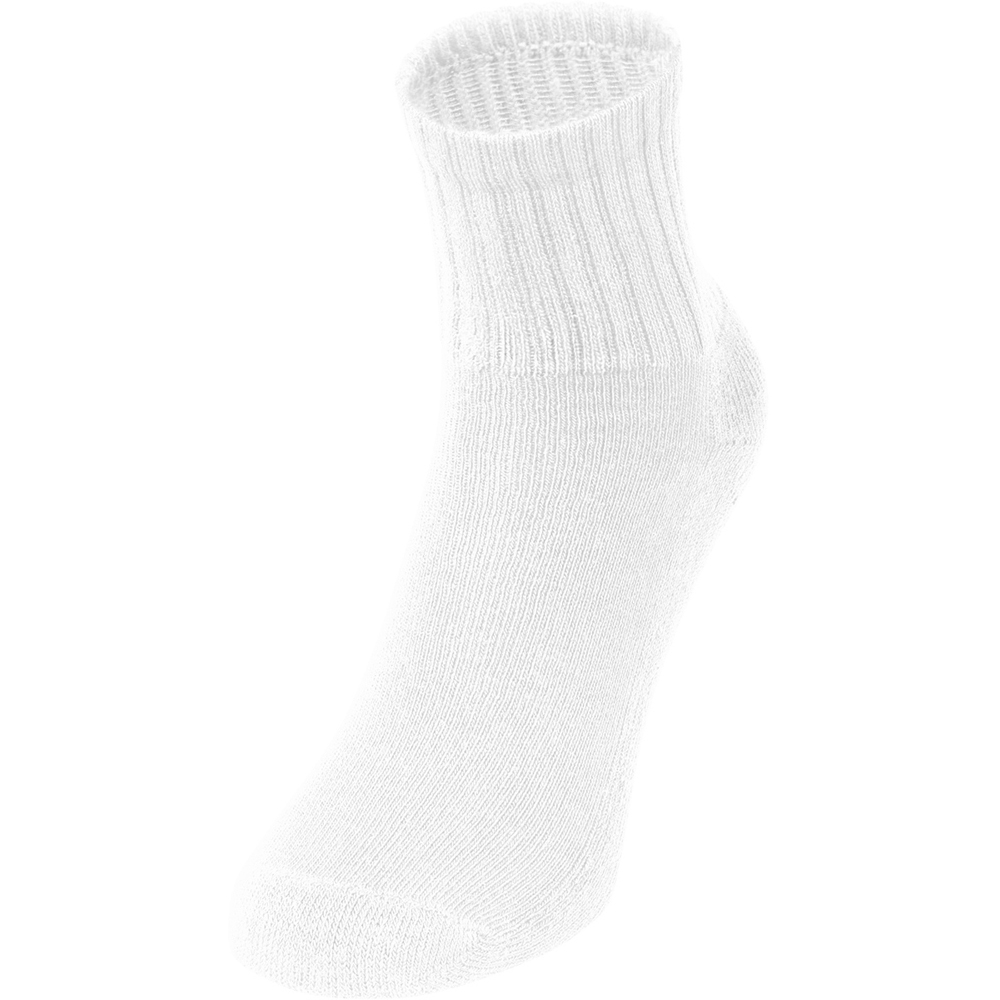 Jako Sportsocken kurz 3er Pack weiß-weiß