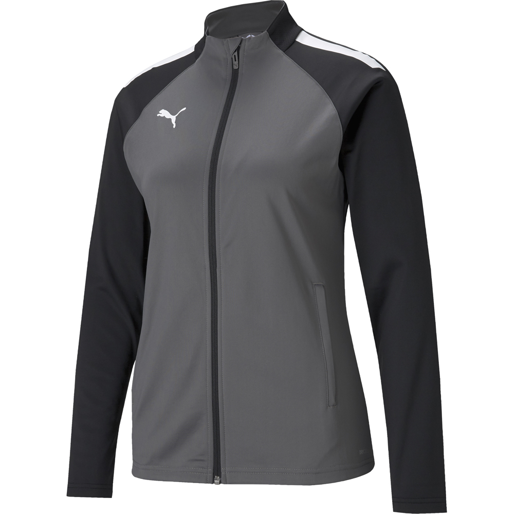 Puma Damen Trainingsjacke teamLIGA grau-schwarz