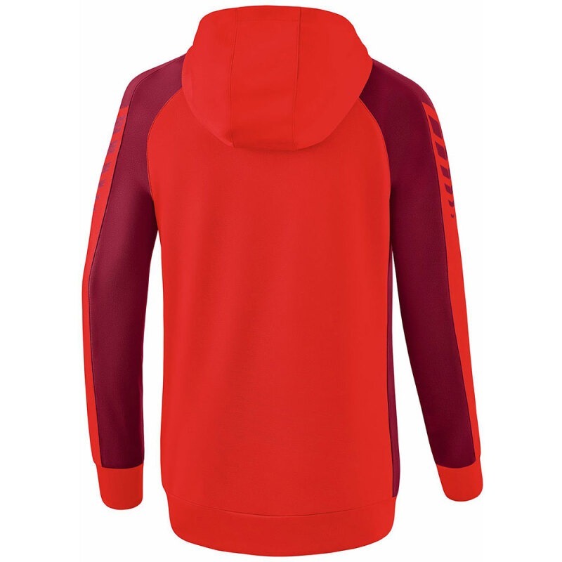 Erima Damen Trainingsjacke mit Kapuze Six Wings rot