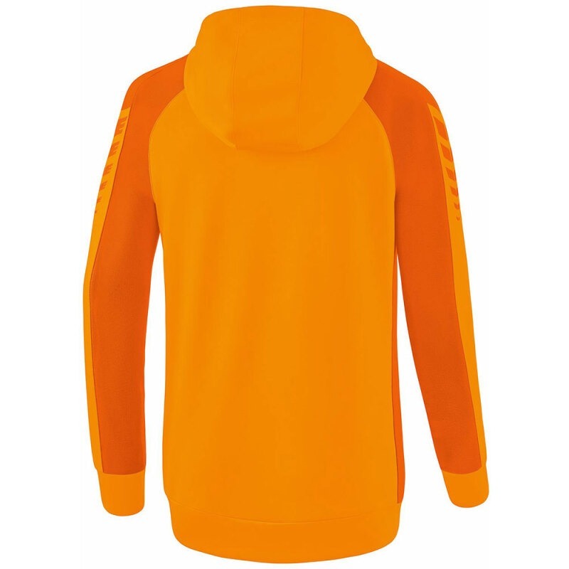 Erima Damen Trainingsjacke mit Kapuze Six Wings orange