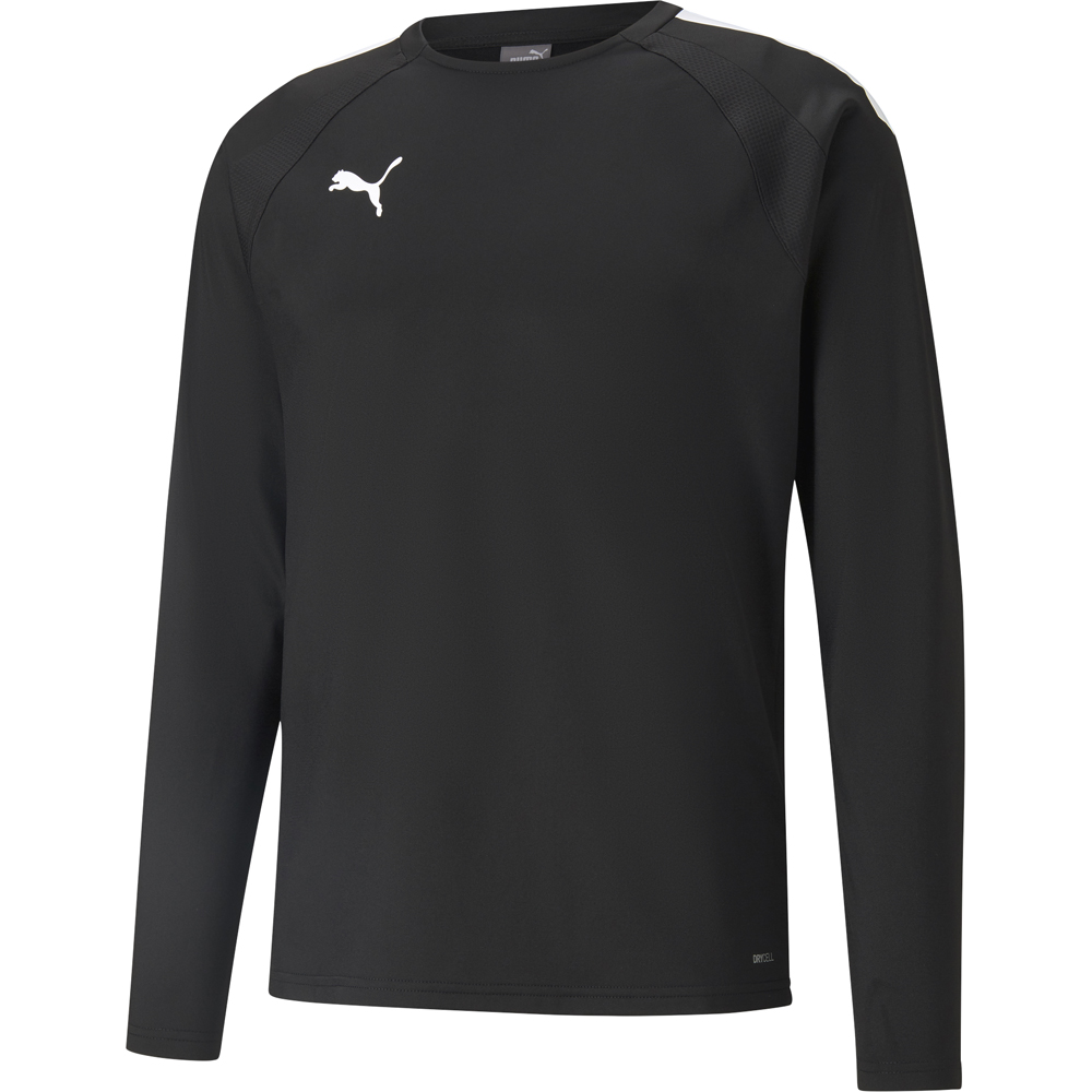 Puma Kinder Training Sweatshirt teamLIGA schwarz-weiß