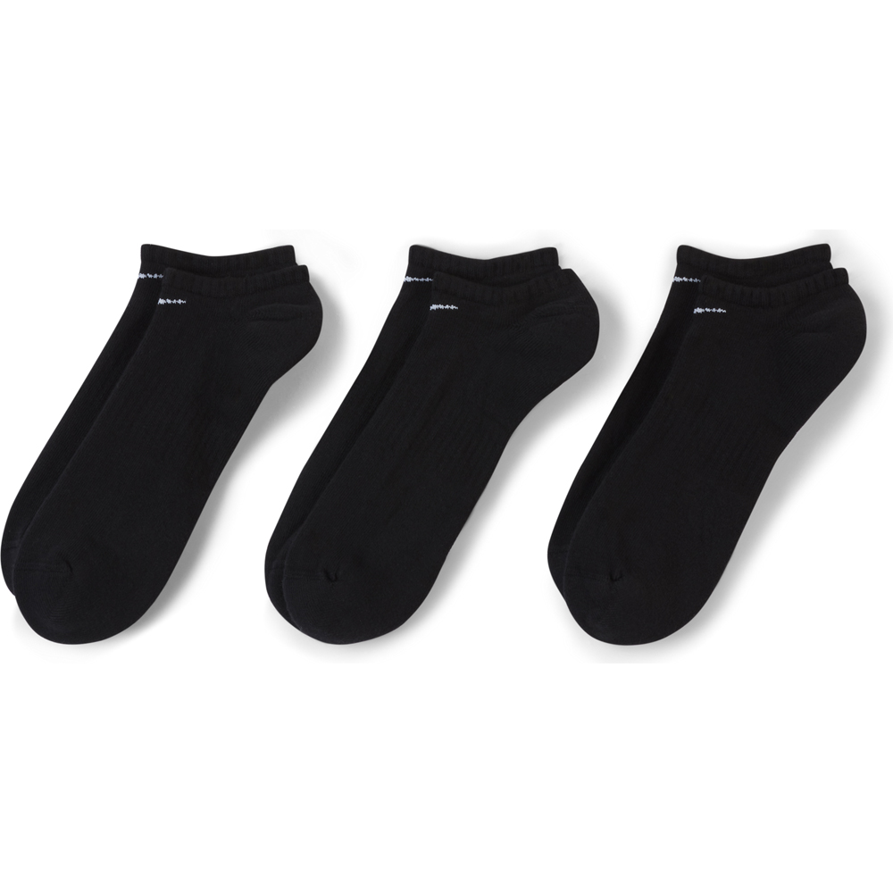 Nike Socken Everyday Cushioned No-Show 3er Pack schwarz