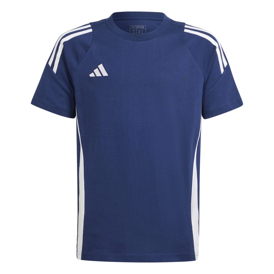 adidas Kinder Sweat T-Shirt Tiro 24 Team Navy Blue / White