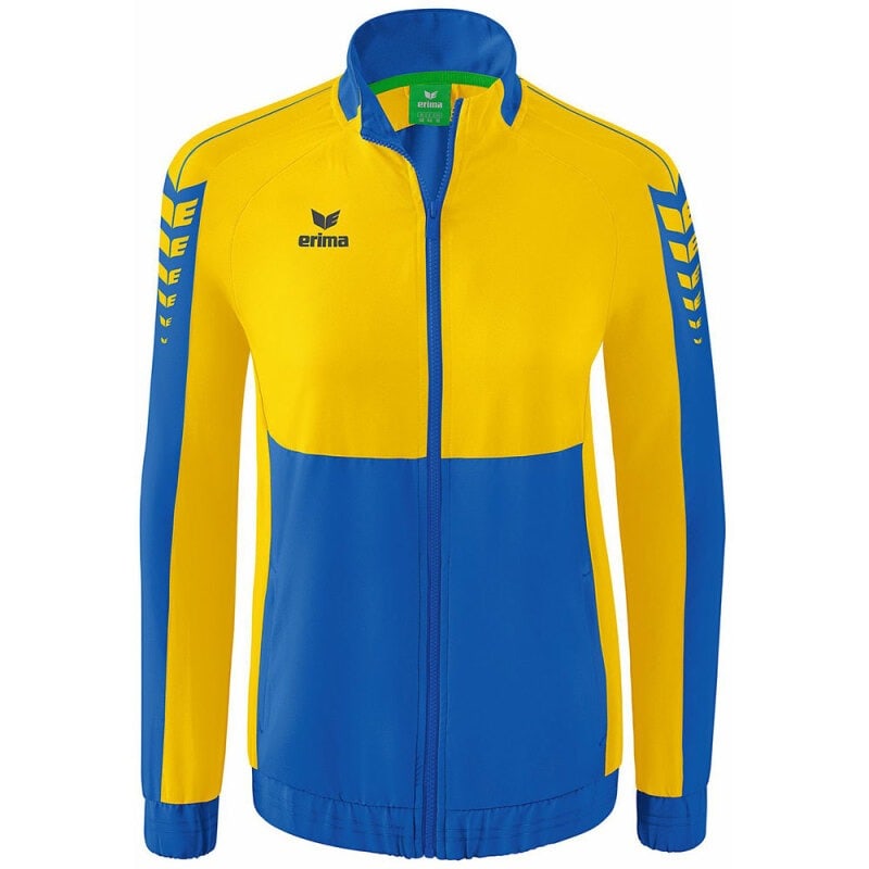 Erima Damen Präsentationsjacke Six Wings blau-gelb