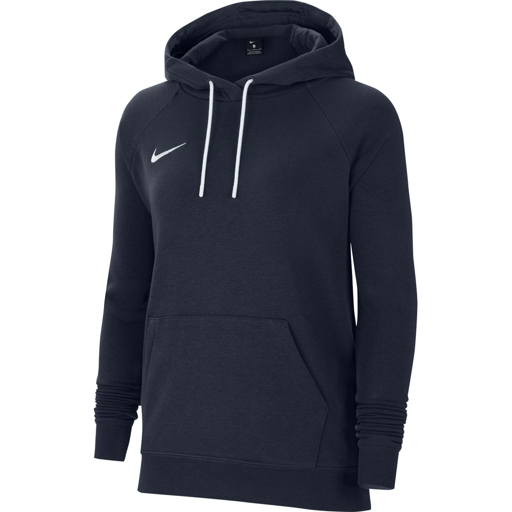 Nike Damen Fleece Hoodie Park 20 blau-weiß