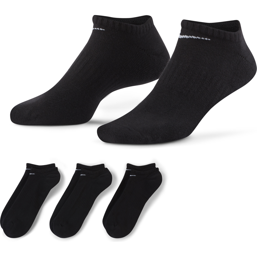 Nike Socken Everyday Cushioned No-Show 3er Pack schwarz