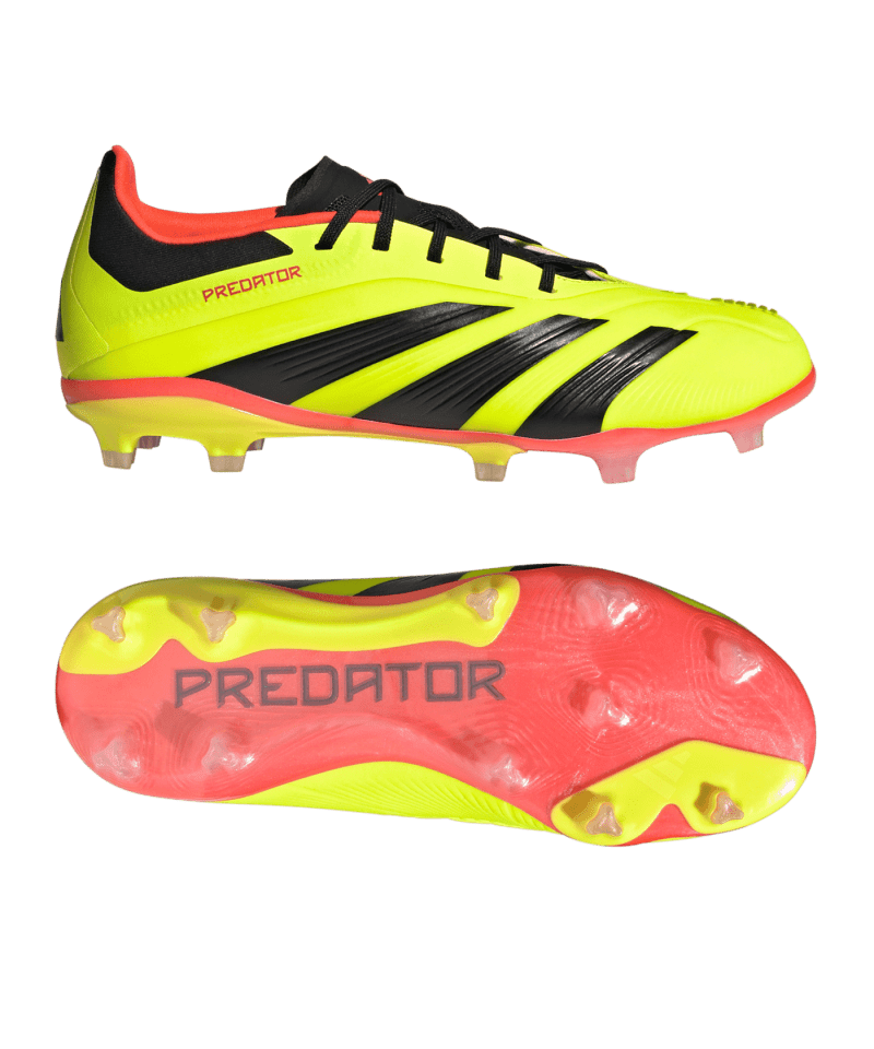 Adidas Predator Elite FG Kids Energy Citrus Gelb Schwarz Rot