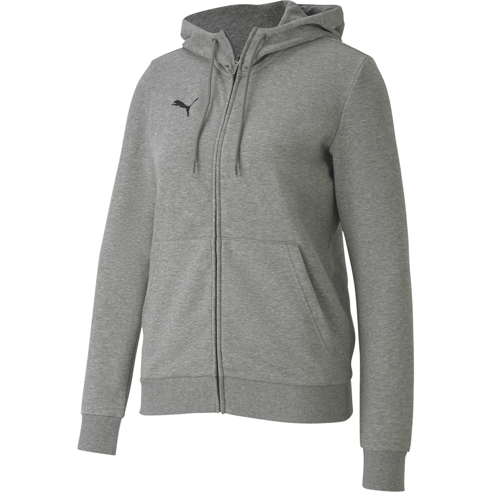 Puma Damen Zip-Hoodie teamGOAL 23 Casuals grau