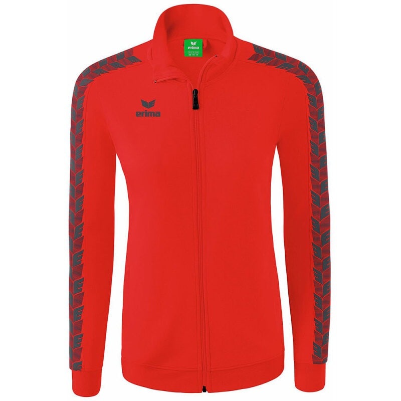 Erima Damen Trainingsjacke Essential Team rot-grau