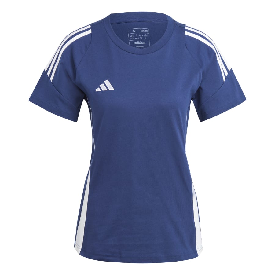 adidas Damen Sweat t-Shirt Tiro 24 Team Navy Blue / White