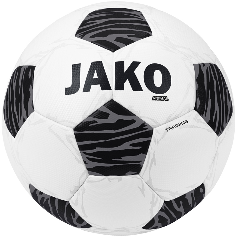 Jako  Trainingsball Animal weiß/schwarz/steingrau