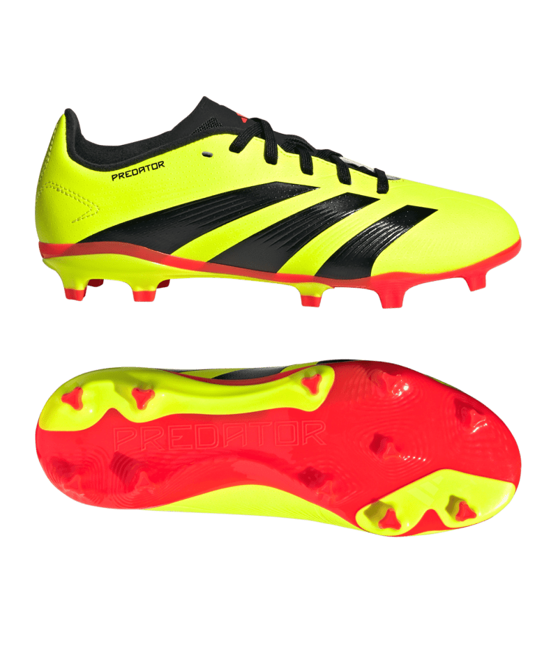 Adidas Predator League FG Kids Energy Citrus Gelb Schwarz Rot