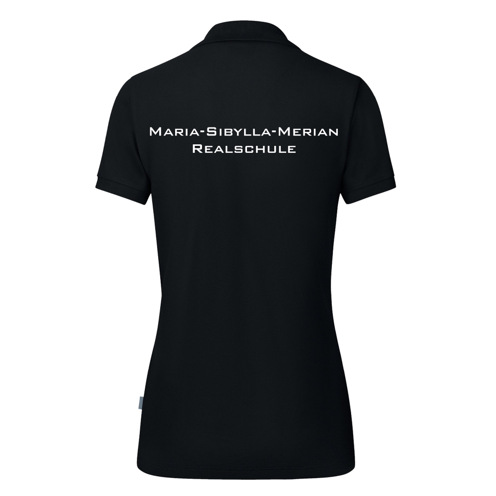 MSM Damen Polo Organic schwarz