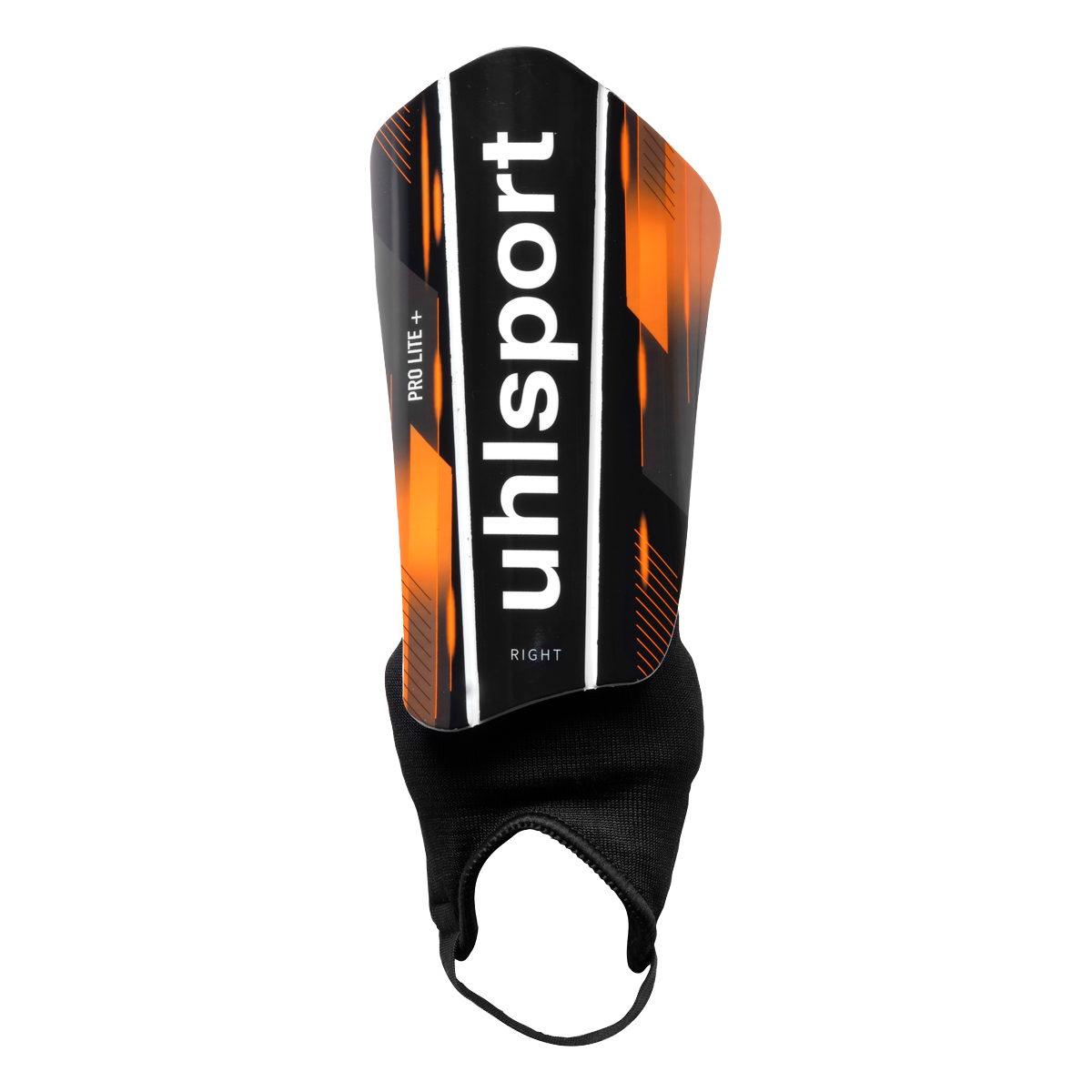 uhlsport Schienbeinschoner Pro Lite Plus schwarz/fluo orange/weiß