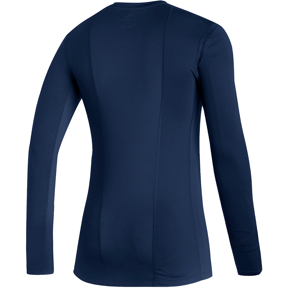 Adidas Herren Langarm Shirt Techfit blau