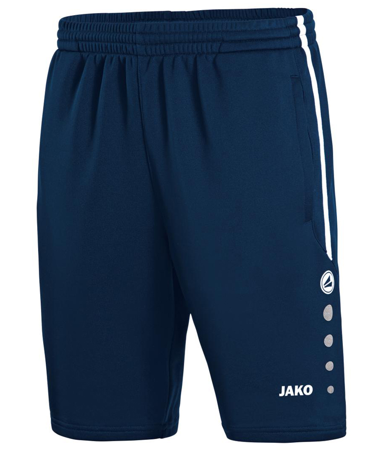 Jako Active Trainingsshorts marine-weiß