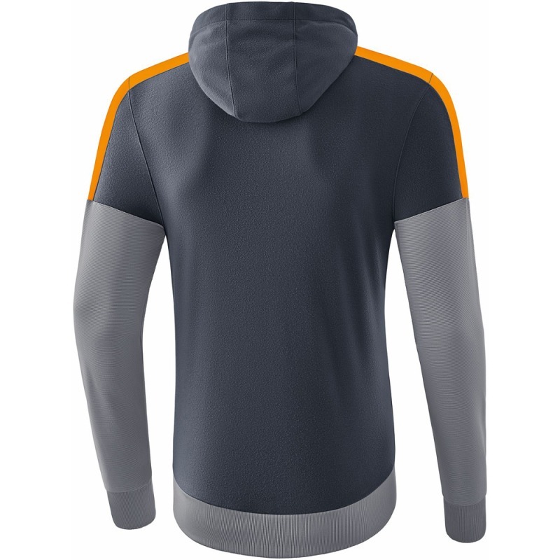 Erima Herren Hoodie Squad grau-orange