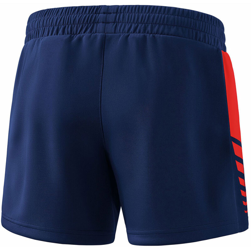 Erima Damen Training Shorts Six Wings blau-rot